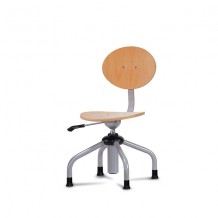 MC-352 마츠 원목 의자/학교/조리사학원/실험실/과학실/현장 작업 의자