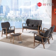 하이퍼스 HFS-3301 HFS-3302 루디 원목 패브릭 소파 1인용 2인용 스툴별도