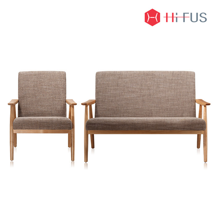 하이퍼스 HFS-2201/2202 샤브리나 원목소파(1인/2인) 패브릭