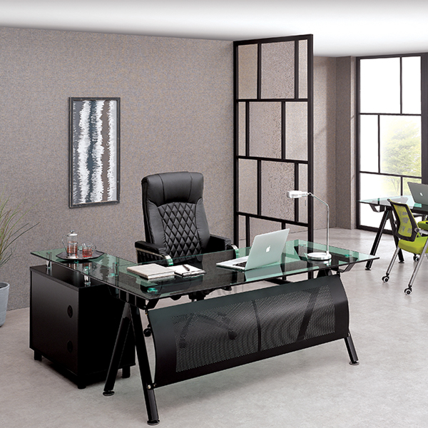 유리책상 AGD-1500 1800 2000 GLASS DESK 중역용