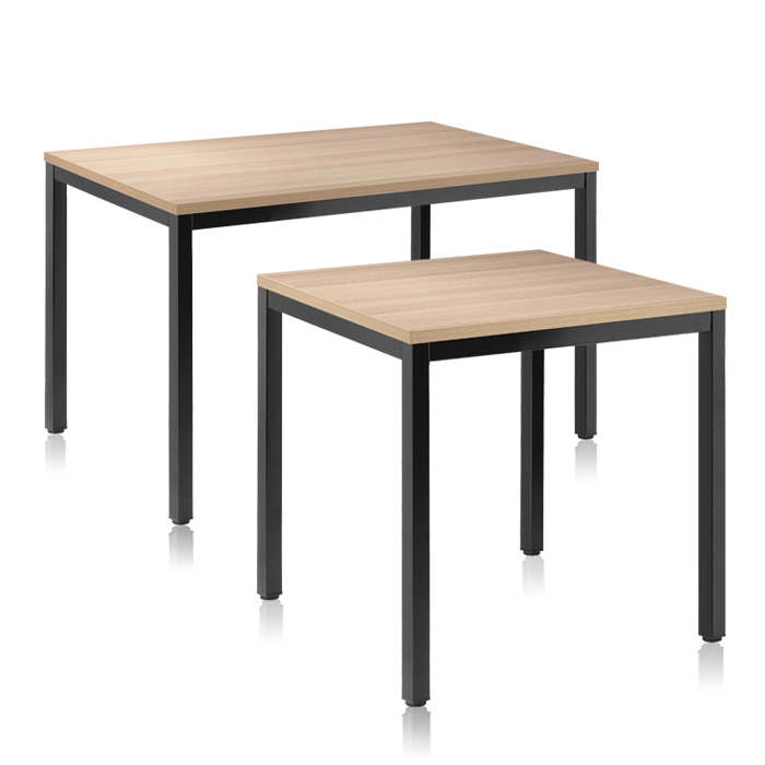 하이퍼스,HFT-1404LN/2404LW 내추럴,월넛 사각식탁(LPM) 25T