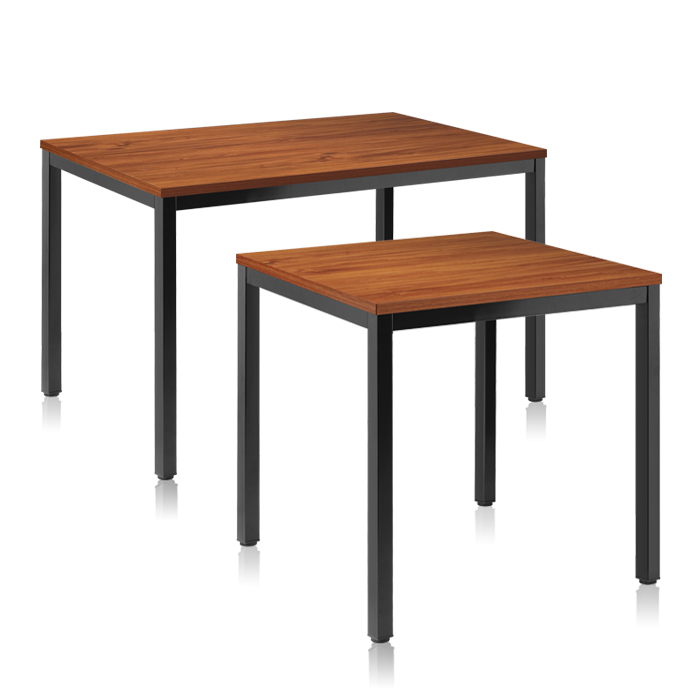 하이퍼스,HFT-1404LN/2404LW 내추럴,월넛 사각식탁(LPM) 25T