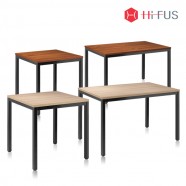 하이퍼스,HFT-1404LN/2404LW 내추럴,월넛 사각식탁(LPM) 25T