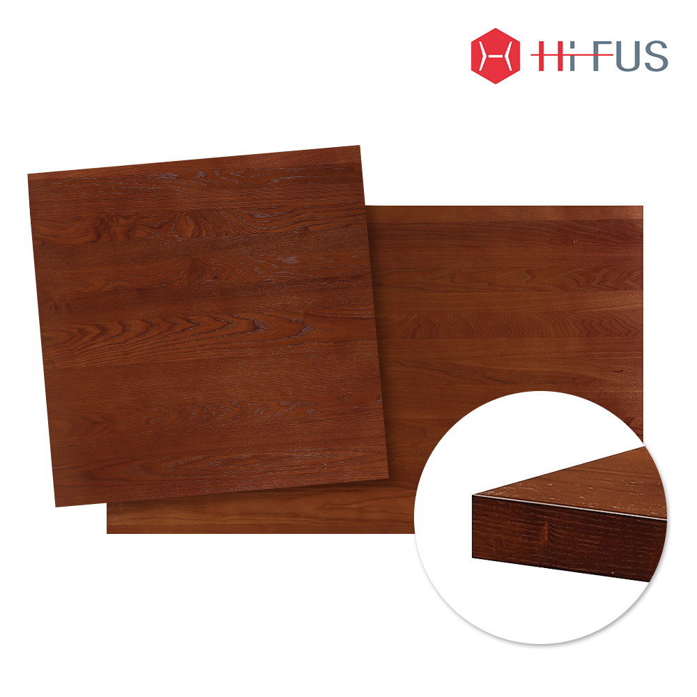 하이퍼스,HFT-004W 애쉬무늬목 월넛 25T 사각상판