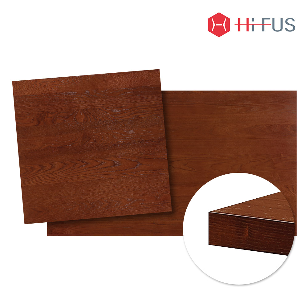 하이퍼스,HFT-004W 무늬목 사각상판 36T 500/600/700/1100/1200 월넛,E0등급