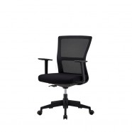 RT-054 흑로(小) A형/T자팔 메쉬 사무실 회의용 의자