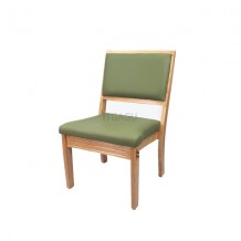 O-1 고무나무 원목 개인 의자 목재의자 교회 예배용 의자