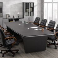에보니 대형 회의용 테이블 사무용 미팅용 회의실 중역용 테이블
