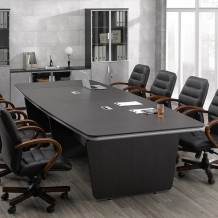 에보니 대형 회의용 테이블 사무용 미팅용 회의실 중역용 테이블