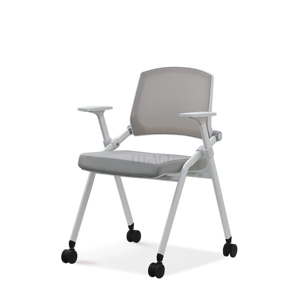 MC 린스 회의용 메쉬 접이식 편한 수강용 강의실  상담실 교육실 매쉬 의자