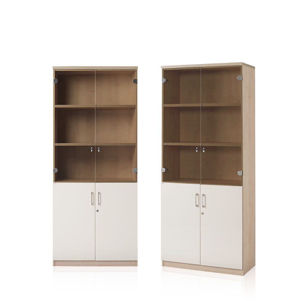7시리즈 반유리장 세트 (메이플) 반유리장(MLC-7005) 옷장(MLC-7003) 서류장(MLC-7013) 올문장(MLC-7004)