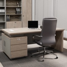 LMD 605D 중역사무실 중역 책상 중역실책상 서랍형 사무용중역 화이트오크