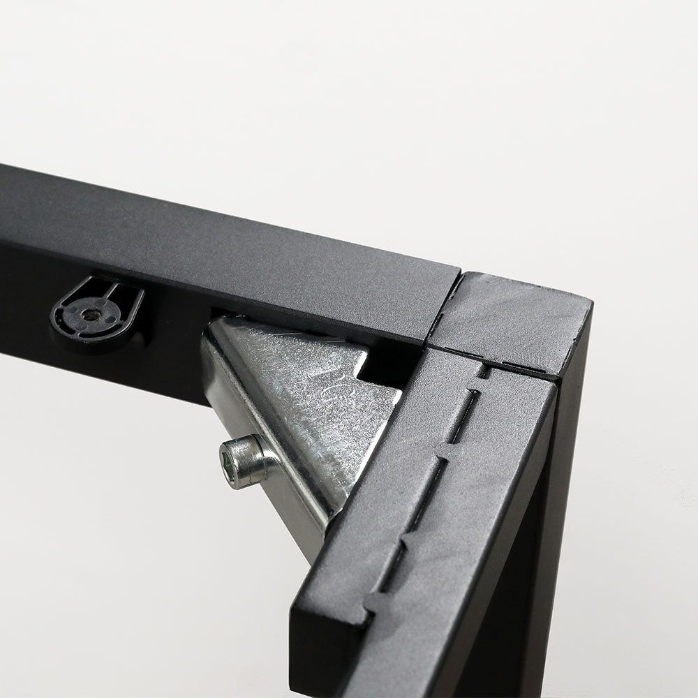 HFL- 8004B 엘미오 블랙다리(40각) 블랙 화이트 다리