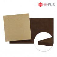 월넛 내추럴 자작 무늬목 사각상판 25T HFT 5004NW