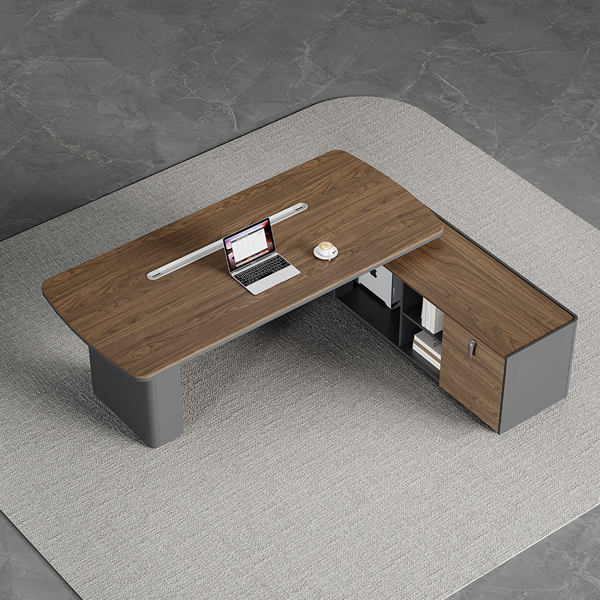 ROM-2100 로만 사이드형 중역용책상 임원실 사장님 프리미엄