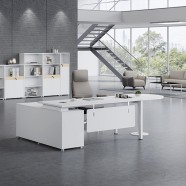 NOB-1600 노블 사이드형 책상 사장님 사무용 임원실 중역용