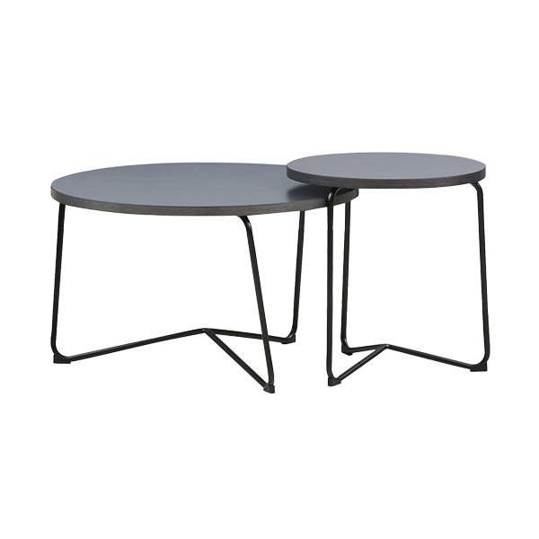 모네 전화대 원형 협탁 보조테이블 다크그레이 MN-710