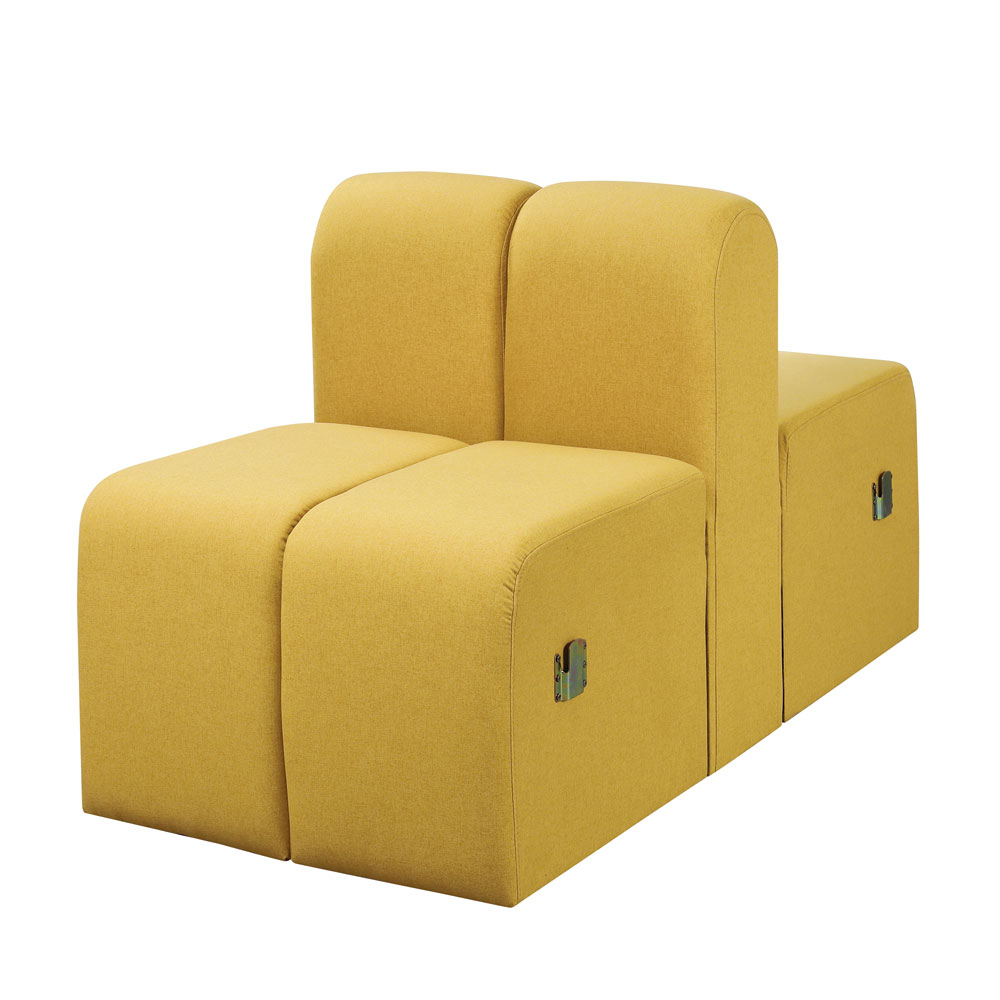 페탈라인 조합형 소파 HFS-6522 사무실 로비 병원 약국 관공서 대기실