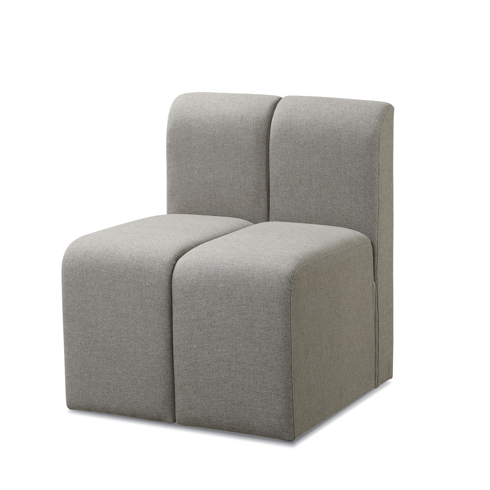 HFS-7921니벨르 로비용 소파 인조가죽 라이트그레이