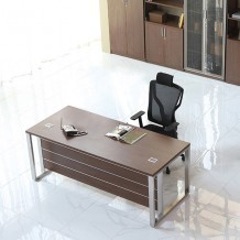 MRD 미르 서스 SUS 사이드별도 내추럴월넛 중역용 팀장 임원책상