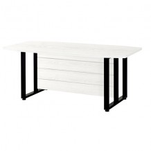 MST119 미르 회의용테이블 지단오크 스틸 서스 W1800 중역용