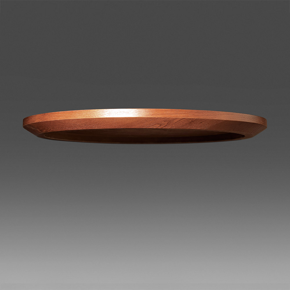 하이퍼스 36T HFT-311W  월넛 애쉬무늬목 무늬목 빗각 원형상판