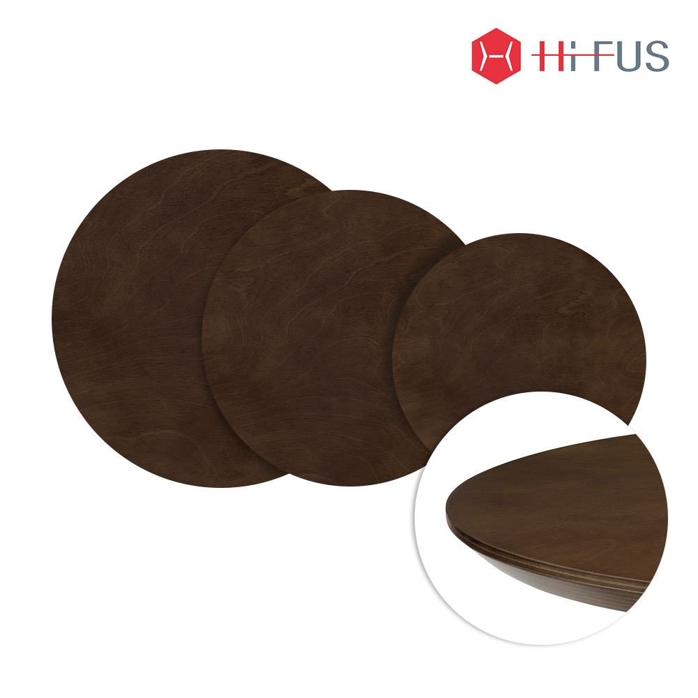 하이퍼스 HFT-4701W 월넛 자작나무 합판 빗각 상판(25T)