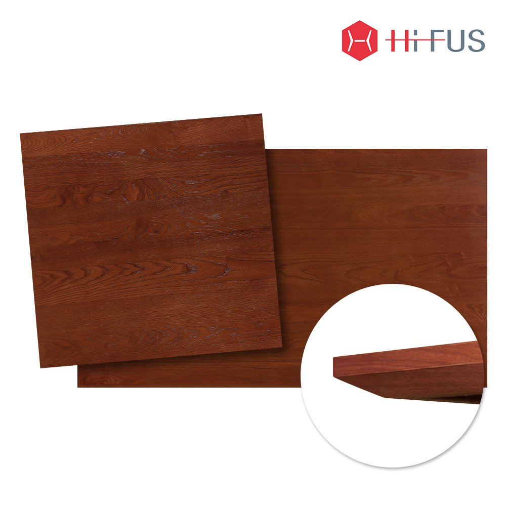 하이퍼스 HFT-344W 36T 월넛 무늬목 빗각 사각상판