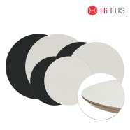 HFT-3701B/W 블랙 화이트 자작나무 합판 빗각 원형상판(25T)